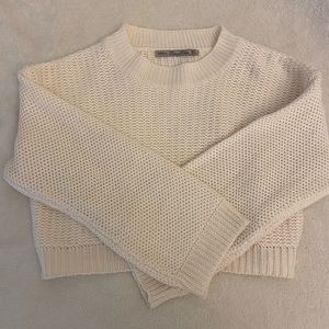 Zara cropped sweater